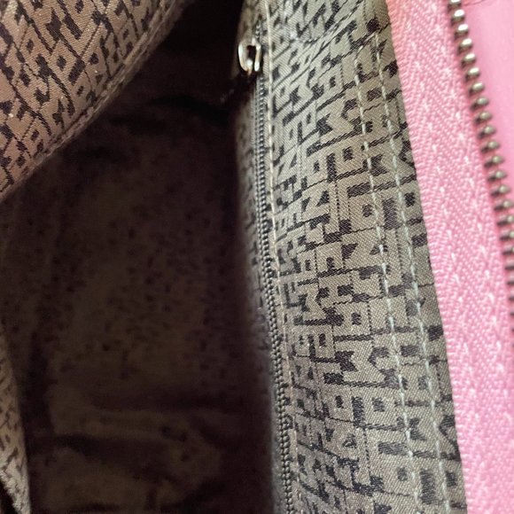 Longchamp Le Pliage Cuir Top Handle Bag in Pink - Picture 5 of 11